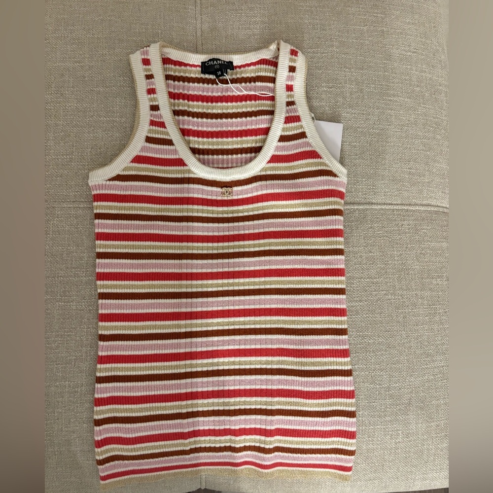 Multicolor Striped Tank Top